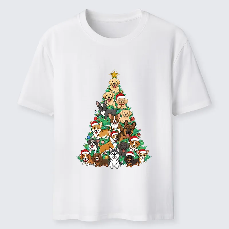 Tokyo-Tiger Christmas Tree Dog Funny Classic T-Shirt