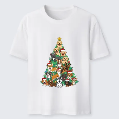 Tokyo-Tiger Christmas Tree Dog Funny Classic T-Shirt