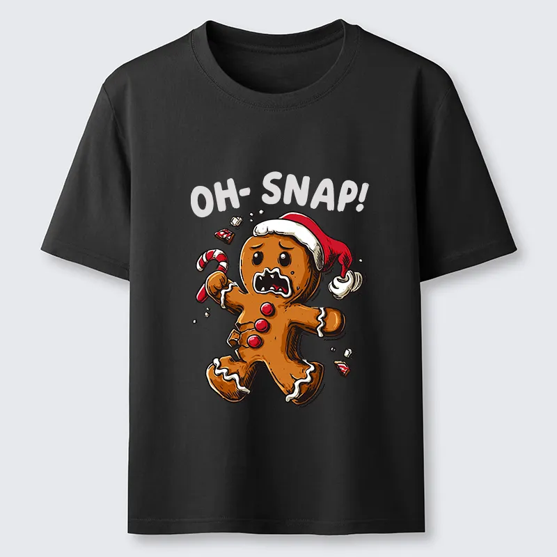 Tokyo-Tiger Oh Snap The Gingerbread Man's Christmas Chaos Classic T-Shirt