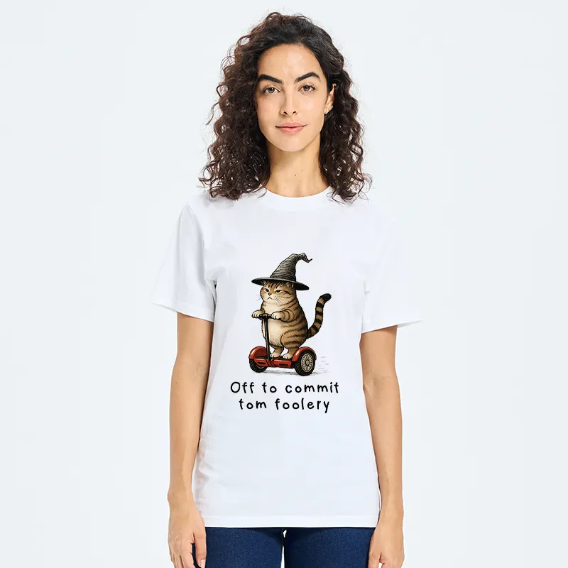 Tokyo-Tiger Orange Cat Riding Segway-style Classic T-Shirt