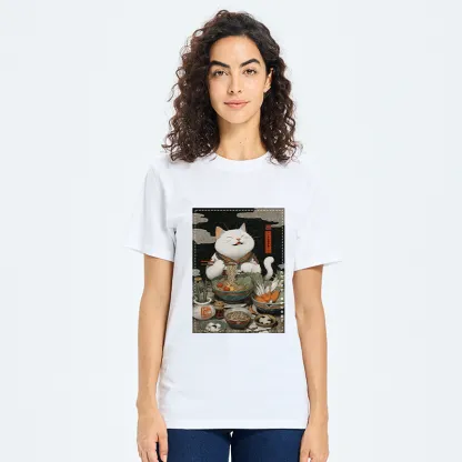 Tokyo-Tiger The Ramen-Loving Cat Classic T-Shirt