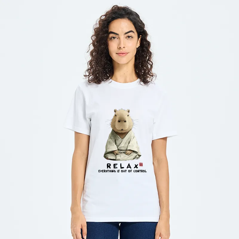 Tokyo-Tiger Zen Capybara：Relax, it's all chaos Classic T-Shirt
