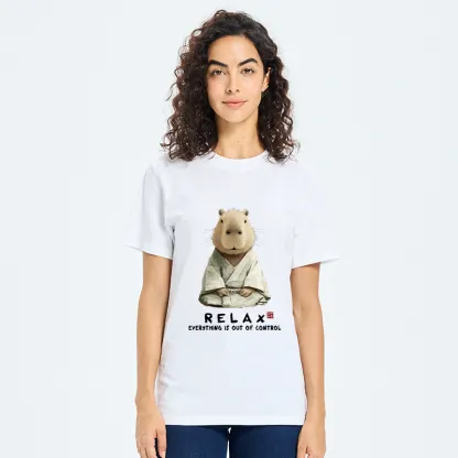 Tokyo-Tiger Zen Capybara：Relax, it's all chaos Classic T-Shirt