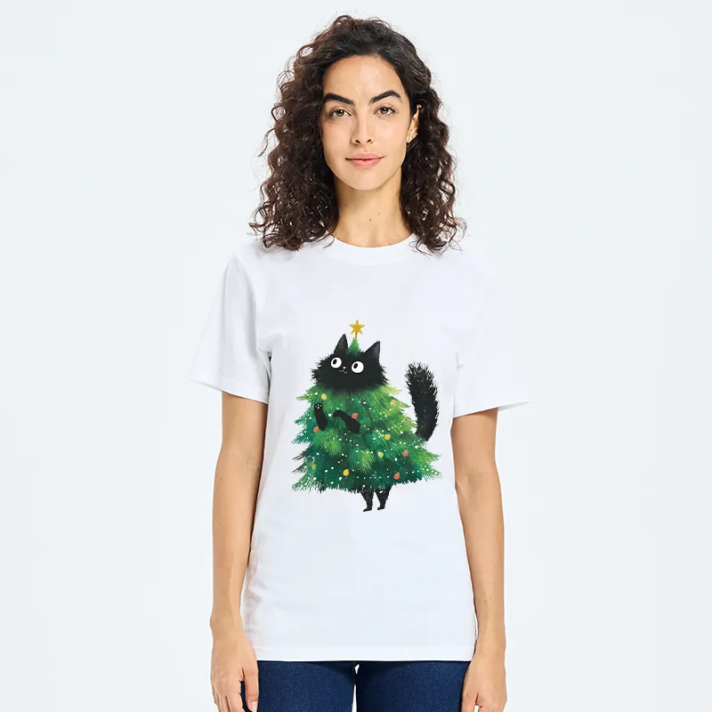Tokyo-Tiger Christmas Tree Cat Japan Classic T-Shirt