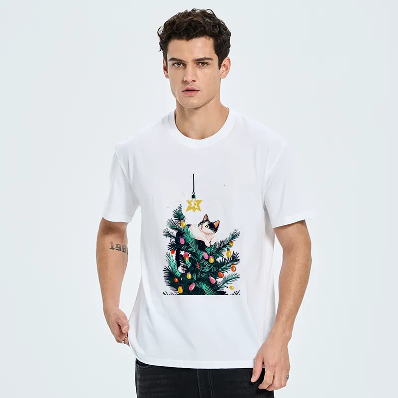 Tokyo-Tiger Cute Christmas Cat Japan Classic T-Shirt