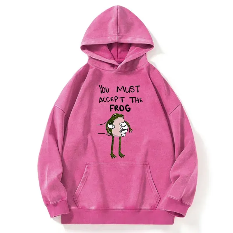 Tokyo-Tiger Accept This Frog Washed Hoodie