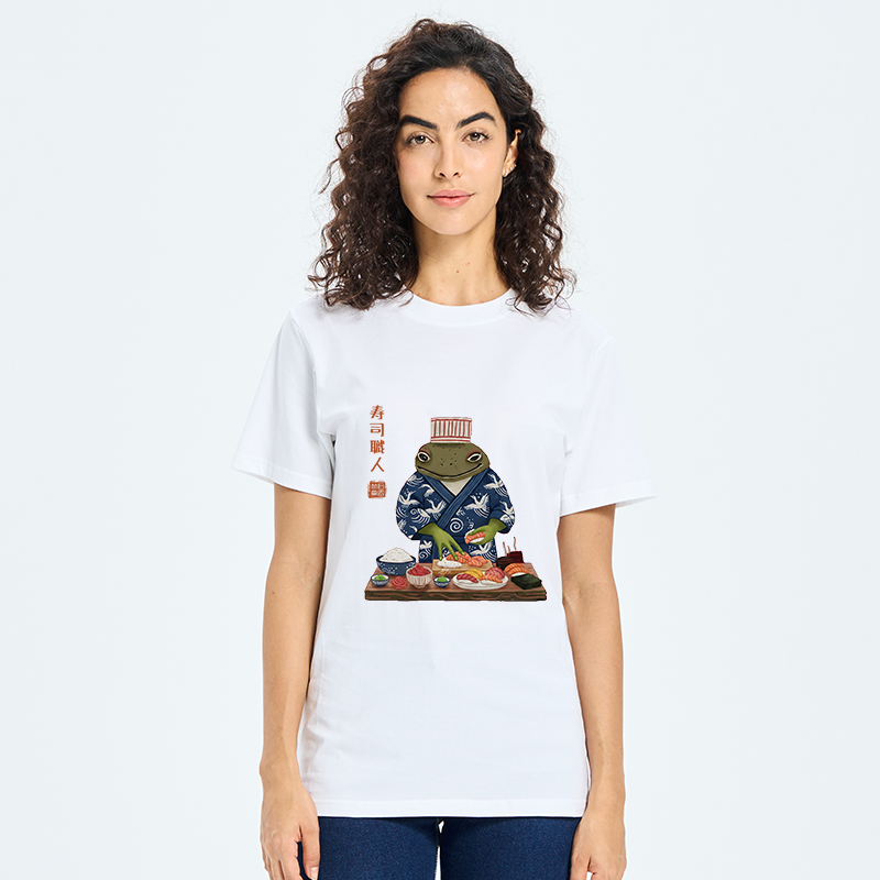 Tokyo-Tiger Frog Sushi Chef Classic T-Shirt