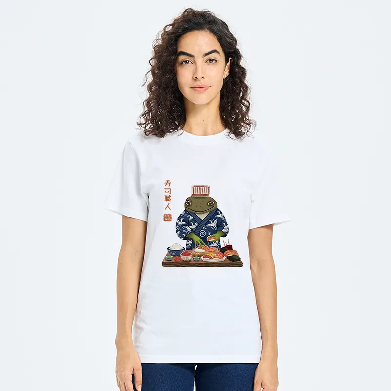 Tokyo-Tiger Frog Sushi Chef Classic T-Shirt