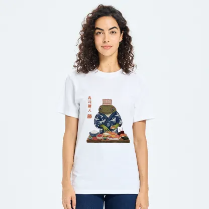 Tokyo-Tiger Frog Sushi Chef Classic T-Shirt