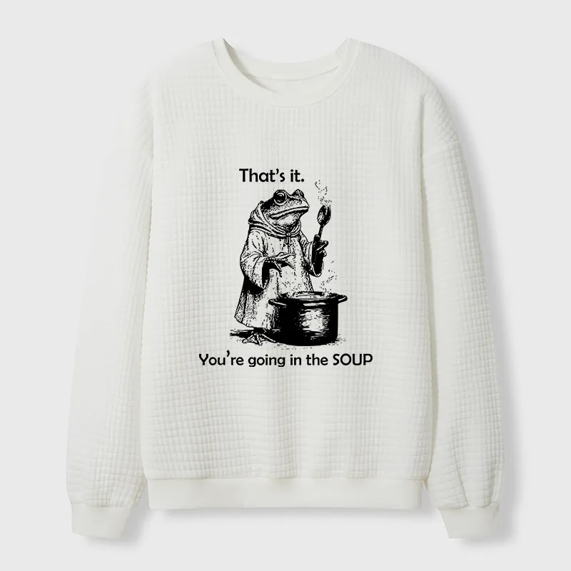 Tokyo-Tiger Frog Is Making Soup Waffle Sweatshirt
