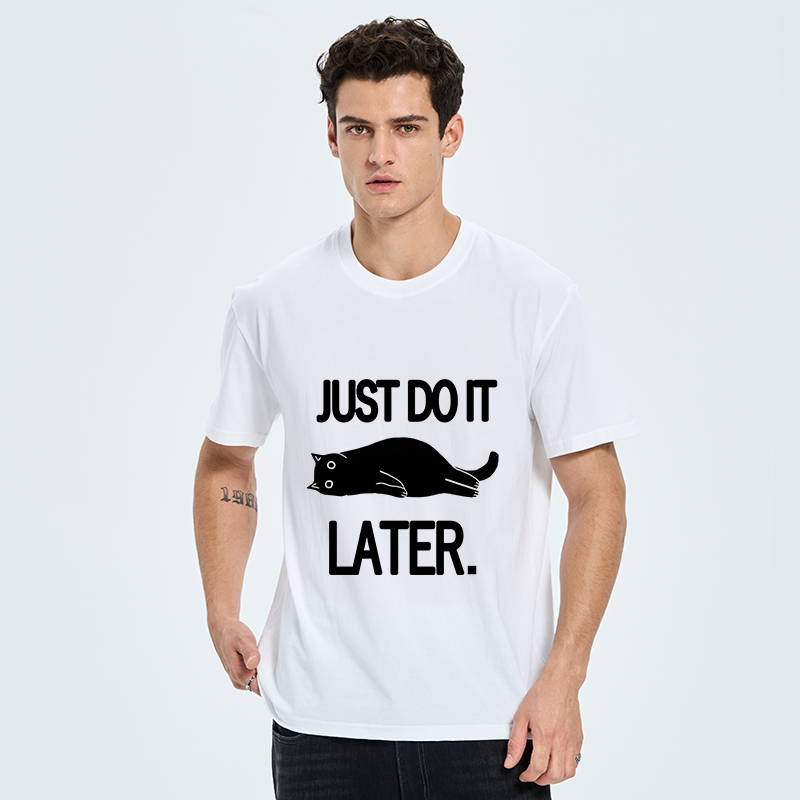 Tokyo-Tiger Just Do It Later Cat Classic T-Shirt