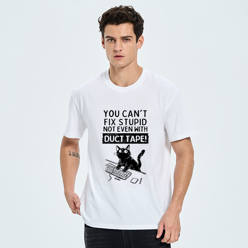 Tokyo-Tiger Funny Cat：You Can't Fix Stupid Classic T-Shirt