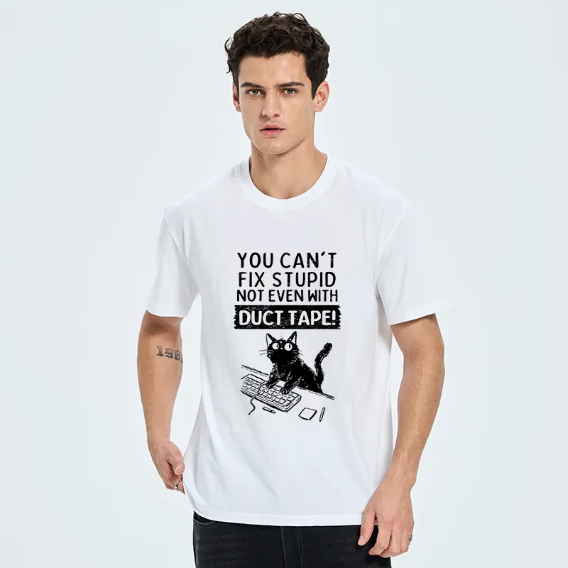 Tokyo-Tiger Funny Cat：You Can't Fix Stupid Classic T-Shirt
