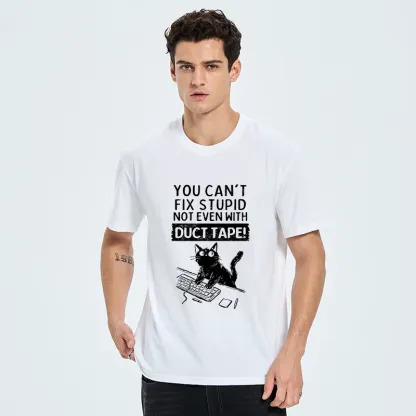 Tokyo-Tiger Funny Cat：You Can't Fix Stupid Classic T-Shirt