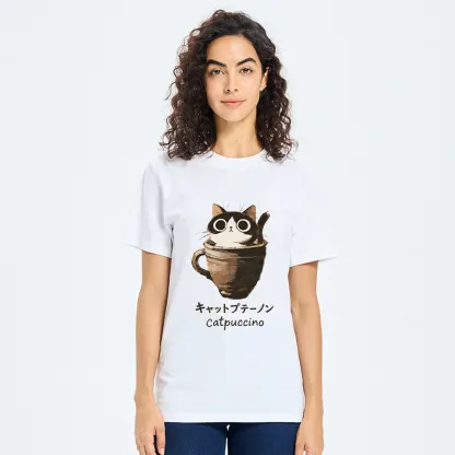 Tokyo-Tiger Cat Cappuccino Classic T-Shirt