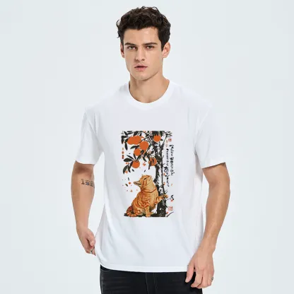 Tokyo-Tiger Orange Cat Wants To Eat Oranges Classic T-Shirt