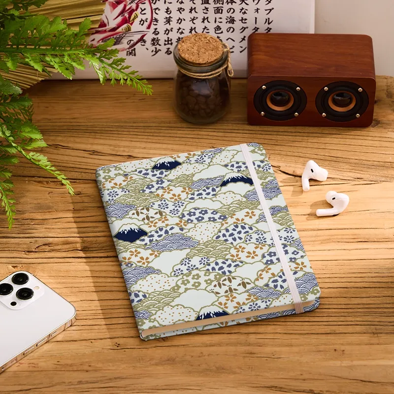 Tokyo-Tiger Blossoms Silhouettes Notebook