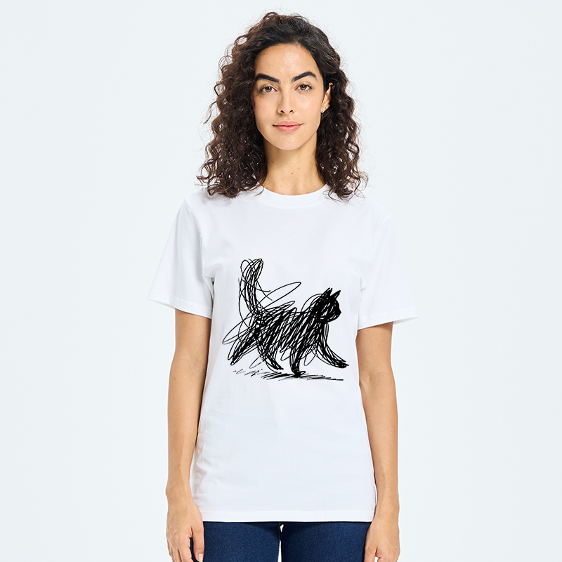 Tokyo-Tiger Minimalist Cat Art Classic T-Shirt