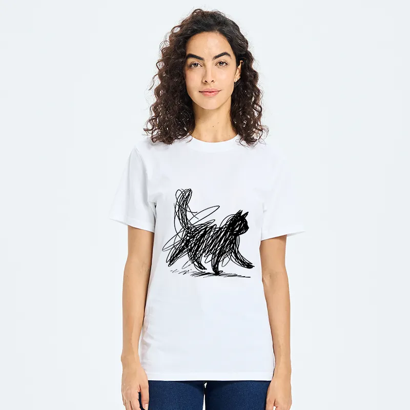 Tokyo-Tiger Minimalist Cat Art Classic T-Shirt