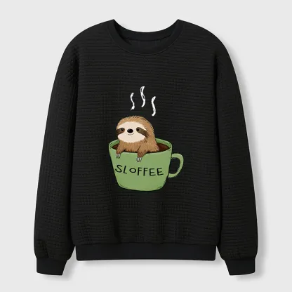 Tokyo-Tiger Sloffee Time Waffle Sweatshirt