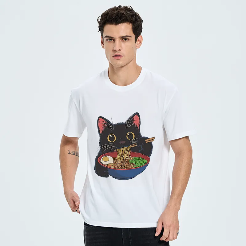 Tokyo-Tiger Black Cat Ate Japan Ramen Classic T-Shirt