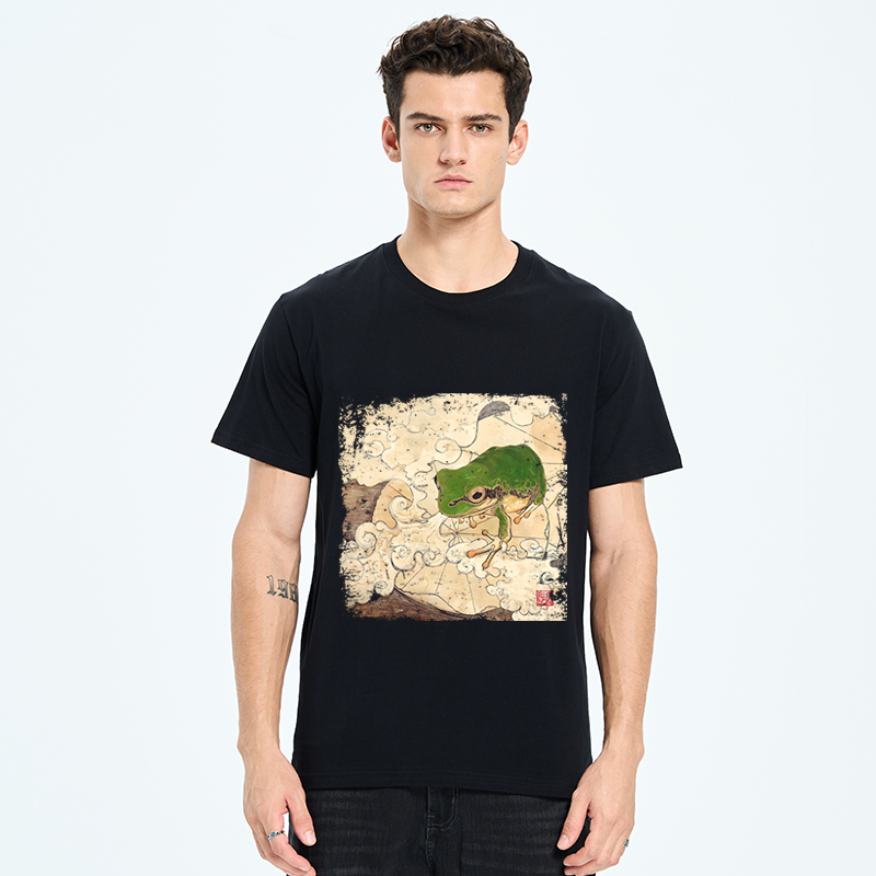 Tokyo-Tiger Vintage Frog Painting Classic T-Shirt