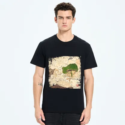 Tokyo-Tiger Vintage Frog Painting Classic T-Shirt