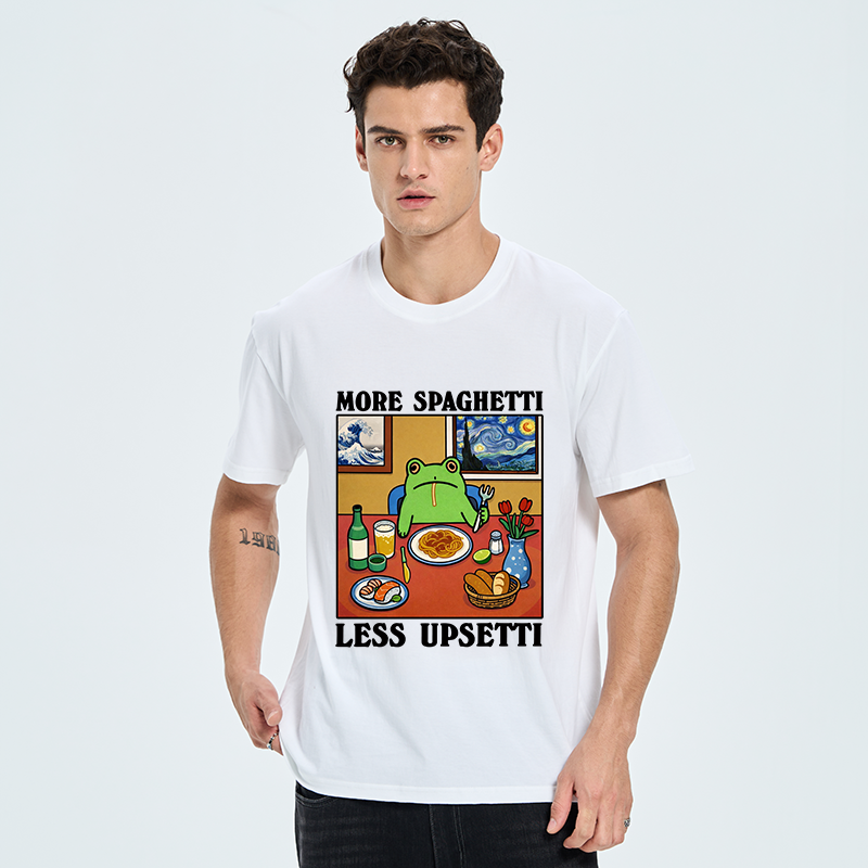 Tokyo-Tiger More Spaghetti Less Upsetti Frog Classic T-Shirt