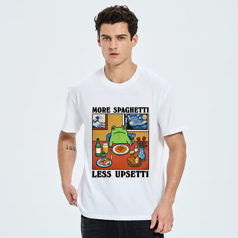 Tokyo-Tiger More Spaghetti Less Upsetti Frog Classic T-Shirt
