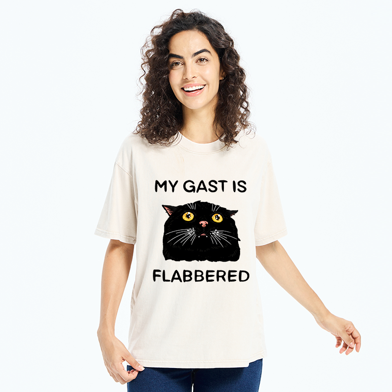 Tokyo-Tiger Sarcastic Cat Meme Washed T-Shirt