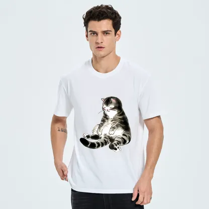 Tokyo-Tiger Ink Painting Cute Cat Classic T-Shirt