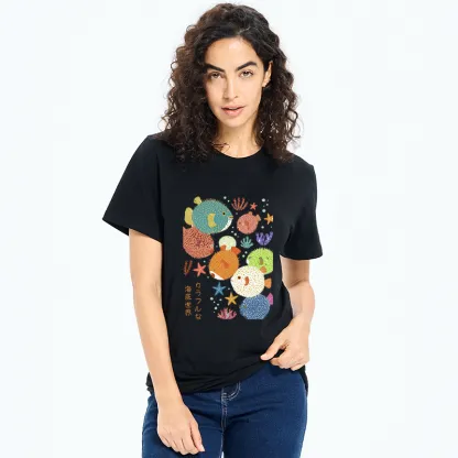 Tokyo-Tiger Japanese Fish Kanji Classic T-Shirt