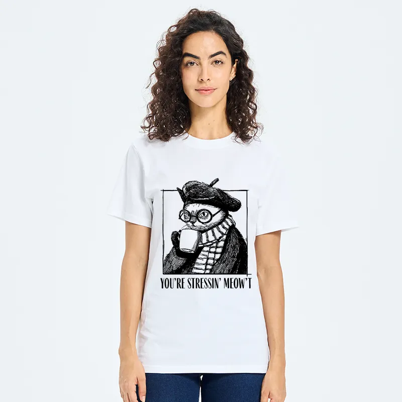 Tokyo-Tiger Cat Café：Sip, Don’t Stress Classic T-Shirt