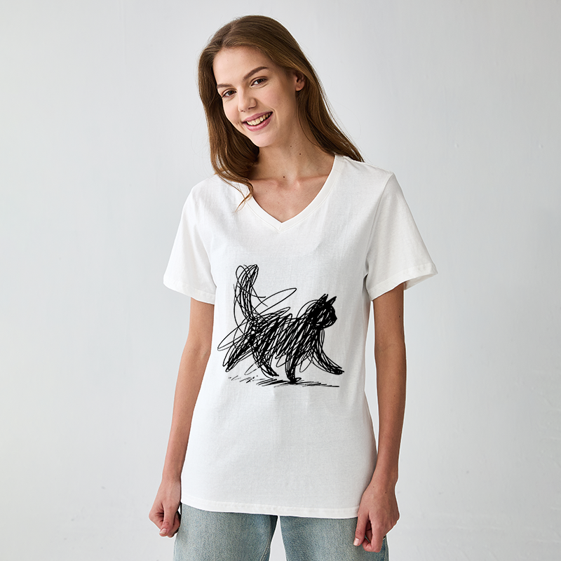 Tokyo-Tiger Minimalist Cat Art Classic T-Shirt