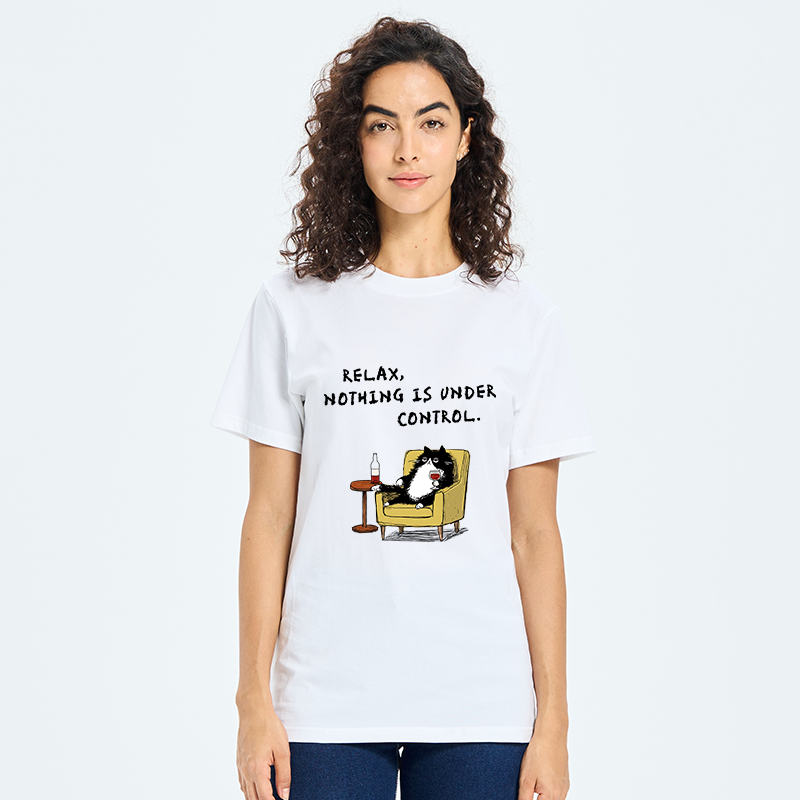 Tokyo-Tiger Unavailable Cat: Nothing Is Under Control Classic T-Shirt