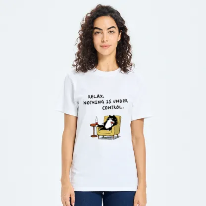 Tokyo-Tiger Unavailable Cat: Nothing Is Under Control Classic T-Shirt