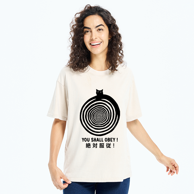 Tokyo-Tiger You Must Absolutely Obey Washed T-Shirt