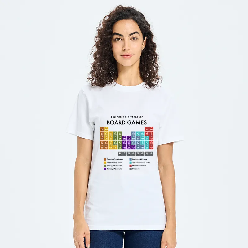 Tokyo-Tiger Periodic Table Of Elements In Board Games Classic T-Shirt