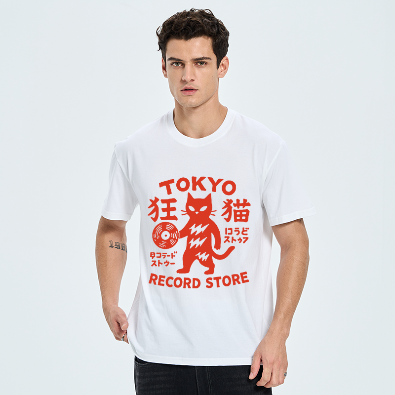 Tokyo-Tiger Japanese DJ Cat Classic T-Shirt