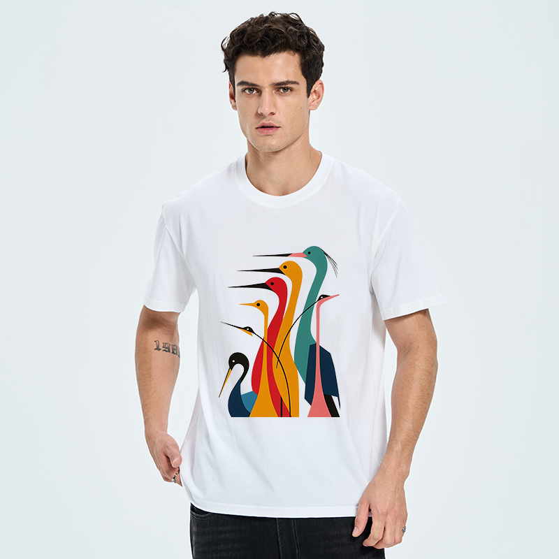 Tokyo-Tiger Various Types Of Cranes Classic T-Shirt