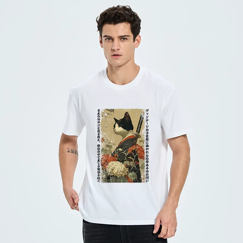 Tokyo-Tiger The Floral Samurai Classic T-Shirt