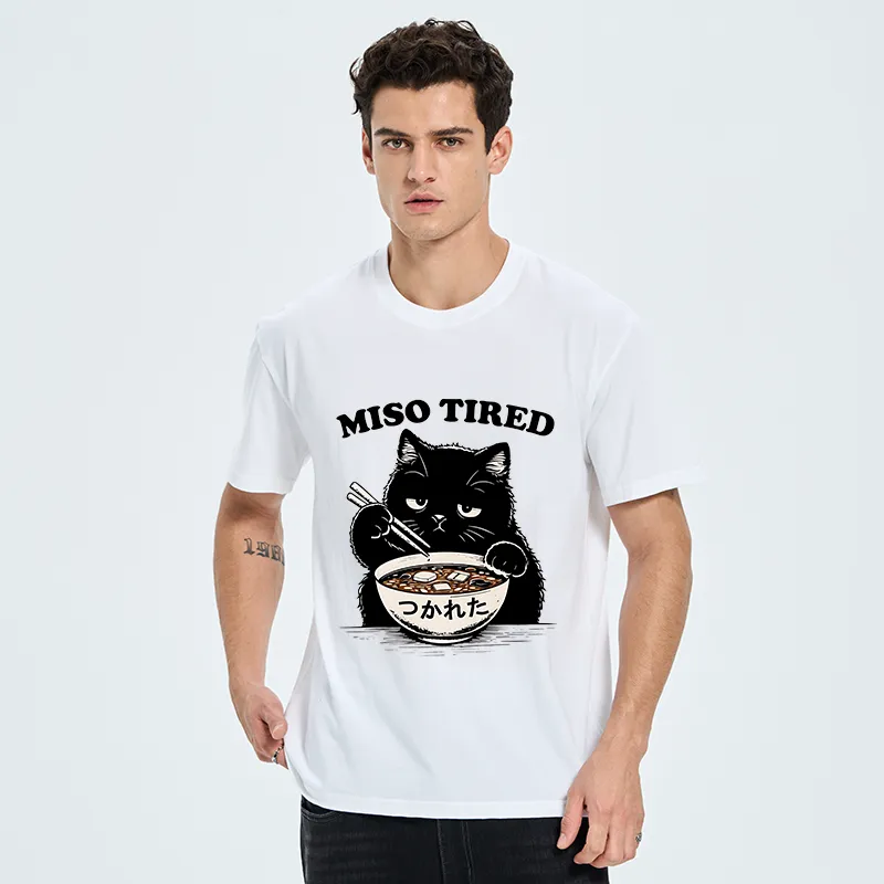 Tokyo-Tiger I Am So Tired Cat Classic T-Shirt