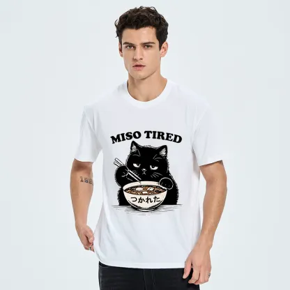 Tokyo-Tiger I Am So Tired Cat Classic T-Shirt