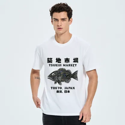 Tokyo-Tiger Tokyo Tsukiji Market Classic T-Shirt