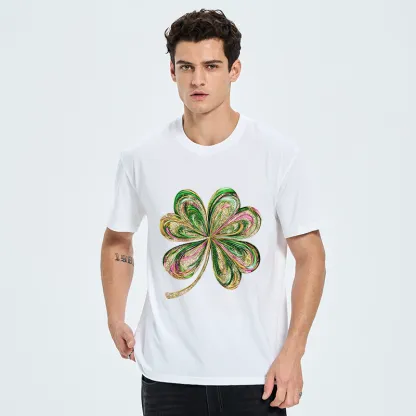 Tokyo-Tiger Lucky Four-Leaf Clover Classic T-Shirt