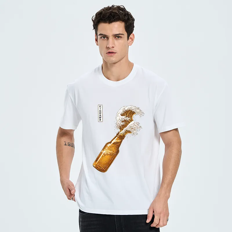 Tokyo-Tiger Beer Wave Classic T-Shirt