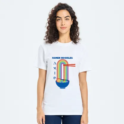 Tokyo-Tiger Ramen Rainbow Classic T-Shirt