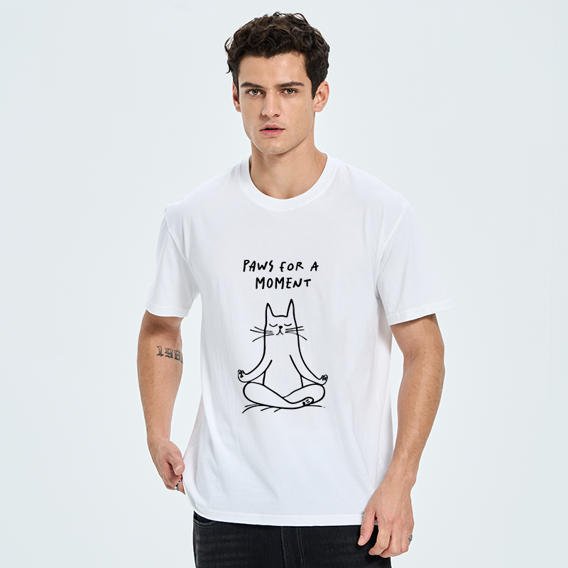 Tokyo-Tiger Yoga Zen Cat Classic T-Shirt