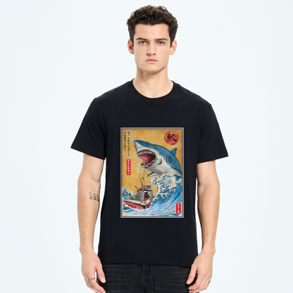 Tokyo-Tiger Ukiyoe Shark Japan Classic T-Shirt