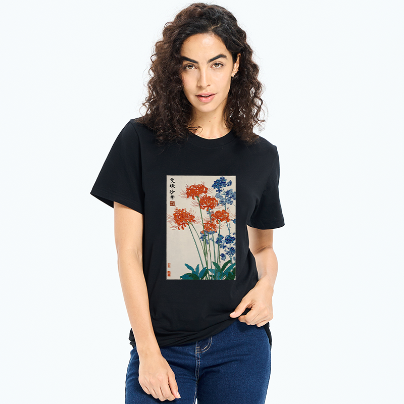 Tokyo-Tiger Red Spider Lily Bloom Classic T-Shirt